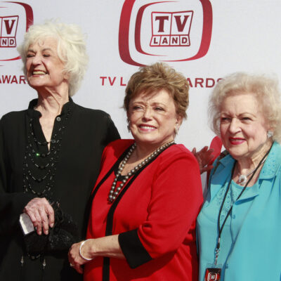 Bea Arthur, Rue McClanaghan and Betty White at TV Land awards