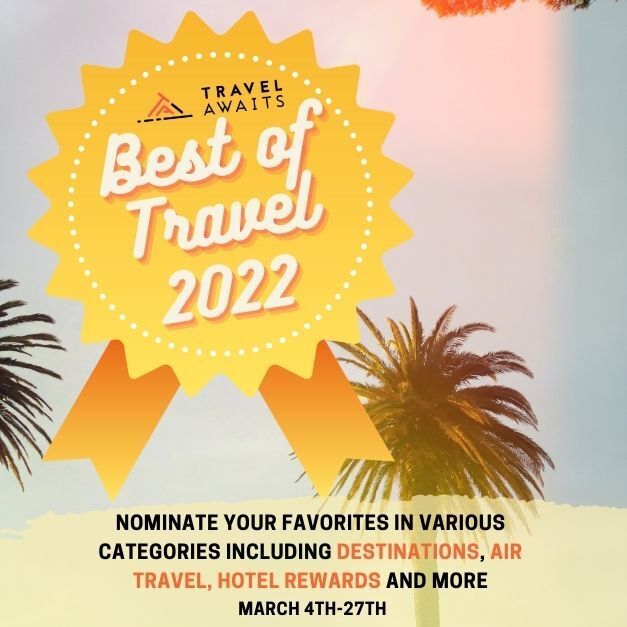 Best Of Travel Awards - yellow