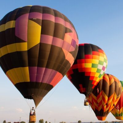 Hot air balloons in Billings, Montana.