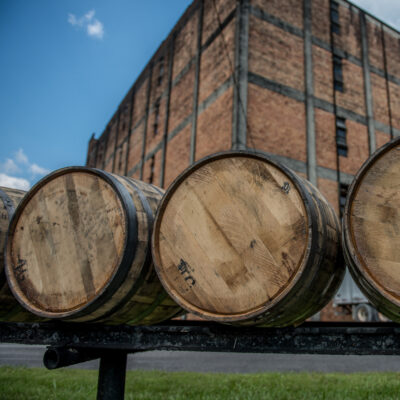 Barrels along the Kentucky Bourbon Trail.