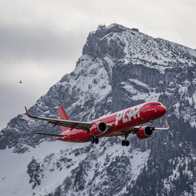 PLAY aircraft in Salzburg, Austria