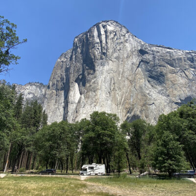 RVshare camper rental at Yosemite National Park