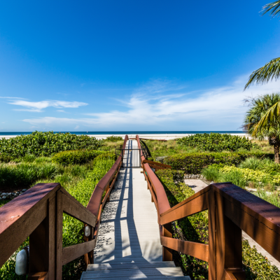 Board Walk Marco Island Florida.