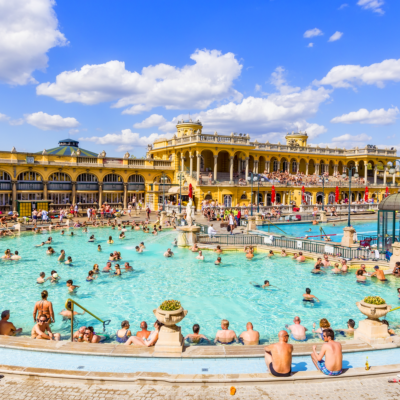 Szechenyi Baths in Budapest, Hungary